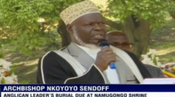 Late Archbishop Nkoyoyo’s burial underway, Muslim leaders contribute Shs500,000